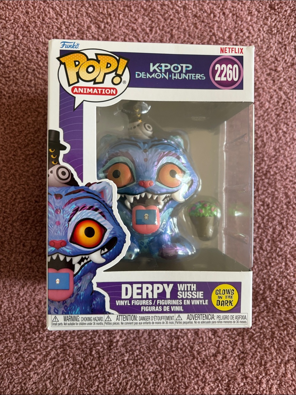Funko Pop! K-POP Demon Hunters Derpy with Sussie - Blue and Purple
